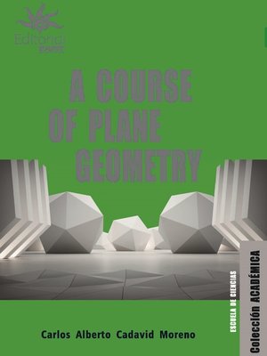 cover image of A course of plane geometry